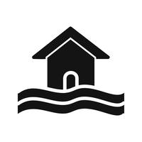 Flood Symbol Vector Icon