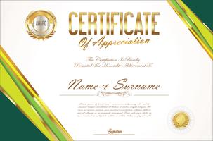 Certificate vector