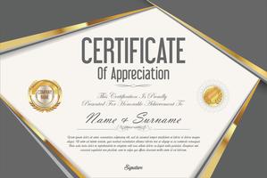 Certificado vector