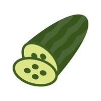 Vector icono de pepino