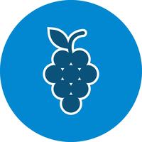 Vector icono de uvas
