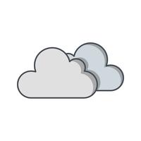  Cloudy Vector Icon