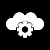 Vector Cloud Settings Icon