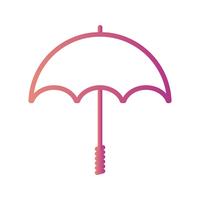 Icono de vector de paraguas