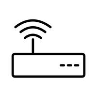 Vector icono de WiFi