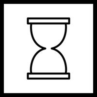 Icono de Vector de reloj de arena