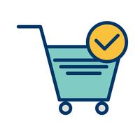 Vector Verified Cart Items Icon