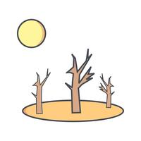 Drought Vector Icon