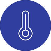 Icono de vector de temperatura