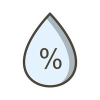 Humidity Vetor Icon vector