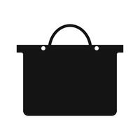 Vector icono de bolsa de compras