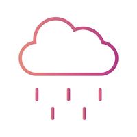 Rain Vector Icon