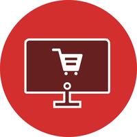 Vector Online Shopping Icon