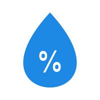 Humidity Vetor Icon vector