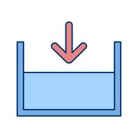  Below sea level Vector Icon