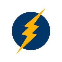 Icono de Vector de descarga eléctrica
