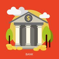 Bank Conceptual illustration Design vector