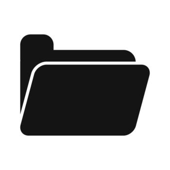Vector icono de carpeta
