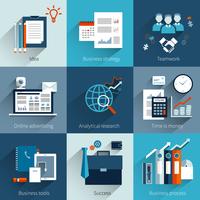 Business concepts set vector