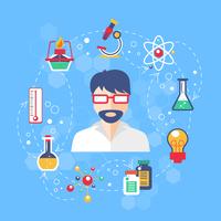 Chemistry concept illustration vector