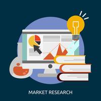 Market Research Conceptual illustration Design vector