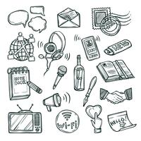 Communication Icon Set vector