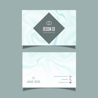 Business card with elegant marble texture vector