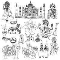 India boceto conjunto