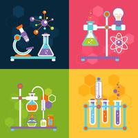 Chemistry design concepts vector