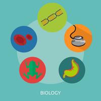 Biology 2 Conceptual illustration Design vector