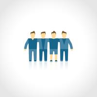 Friends Icon Flat vector