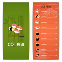 Asian Food Menu vector