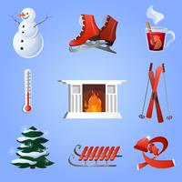 Winter Icons Set vector