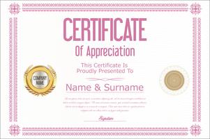 Certificate vector