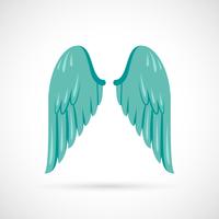 Wing Icon Flat vector