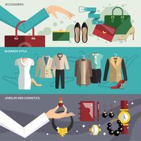 Clothes Banner Set vector