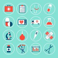 Medical Equipment Icons vector