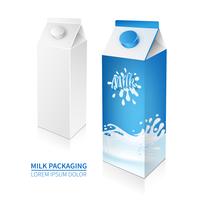 Package Milk Box vector