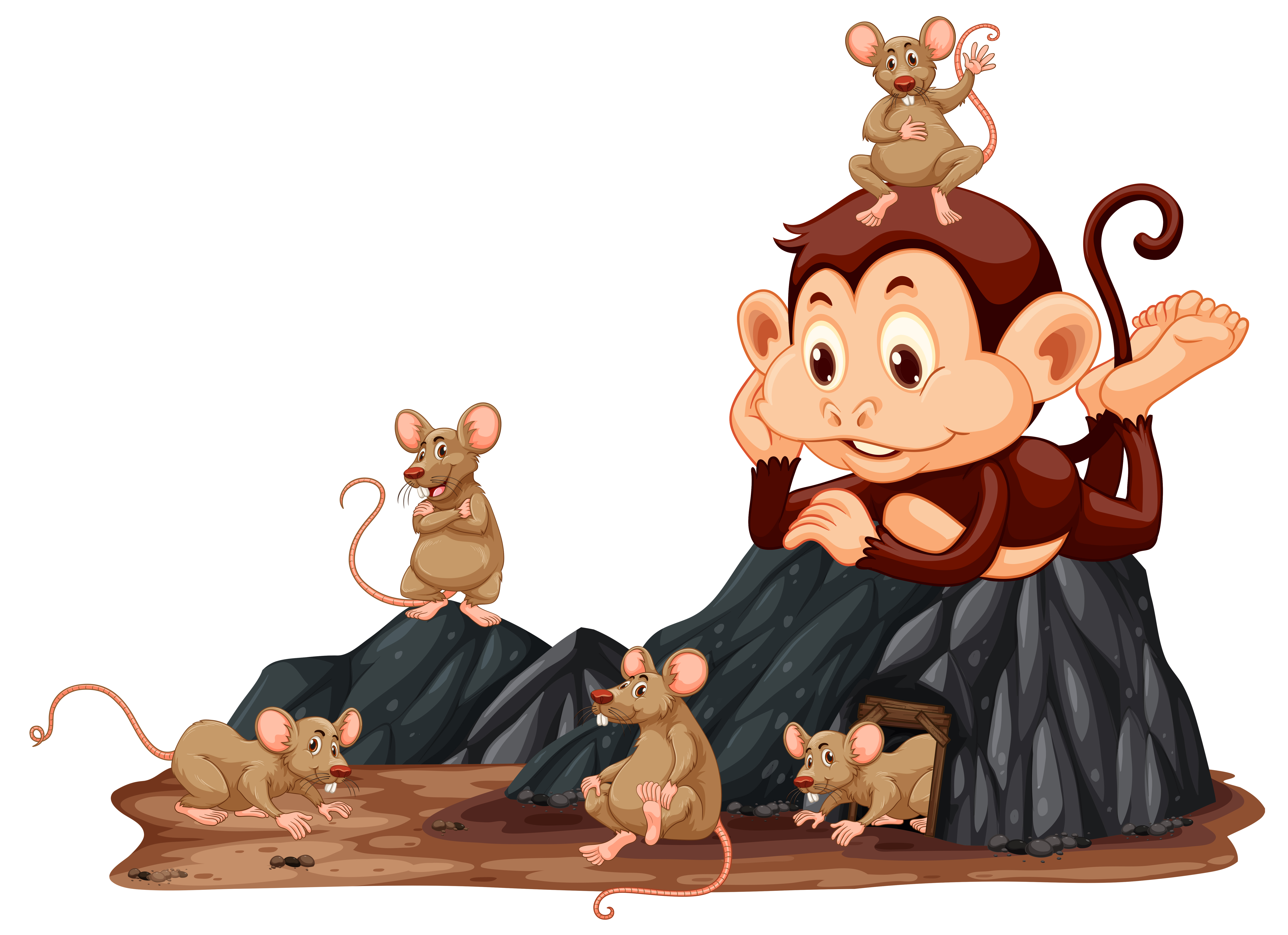 Affe Der Ratte Betrachtet Download Kostenlos Vector Clipart