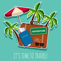 Time to travel icon vector