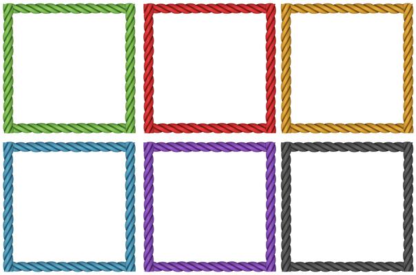 Frame design in six colors