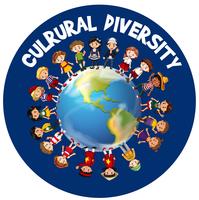 Cultural diversity around the world vector