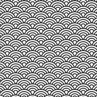 Circle Asian Seamless Pattern vector