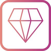 Vector icono de diamante