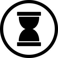 Icono de Vector de reloj de arena