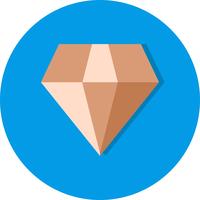 Vector icono de diamante