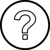 Question Mark Vector Icon