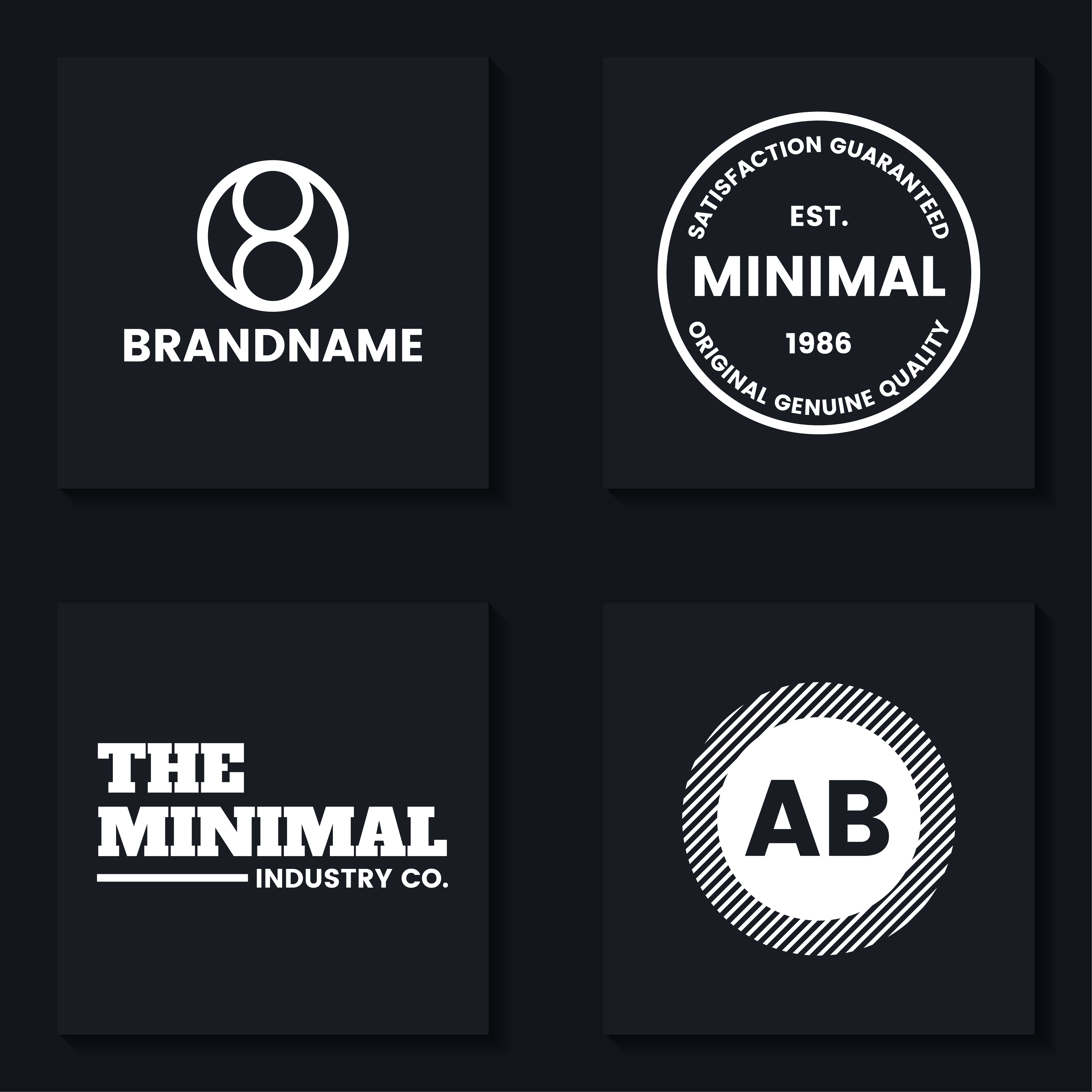Minimal Vector Logo For Banner Download Free Vectors Clipart