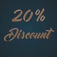 Realistic leather percentage set, vector illustration