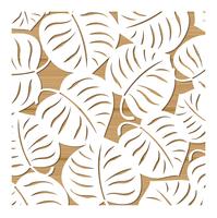 Laser cutting of stencils for decorative art vector